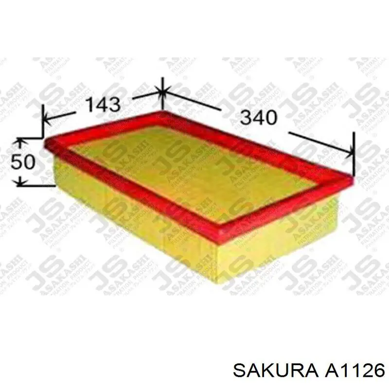 A1126 Sakura filtro de aire