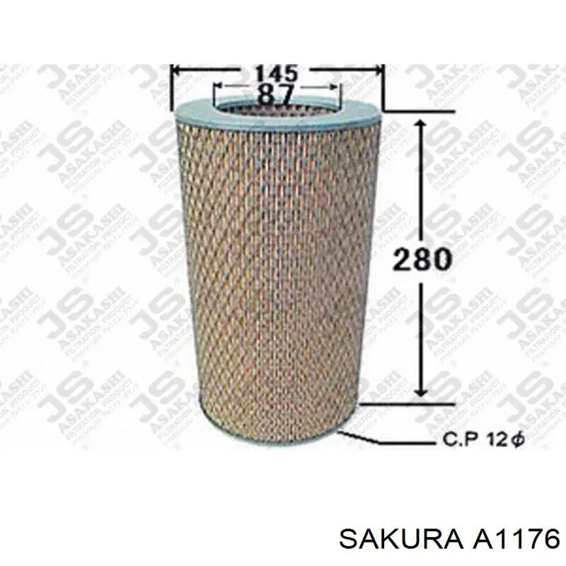 1780167040 Toyota filtro de aire