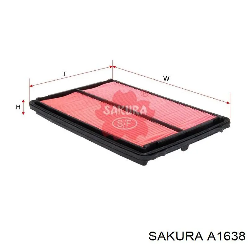 A1638 Sakura filtro de aire