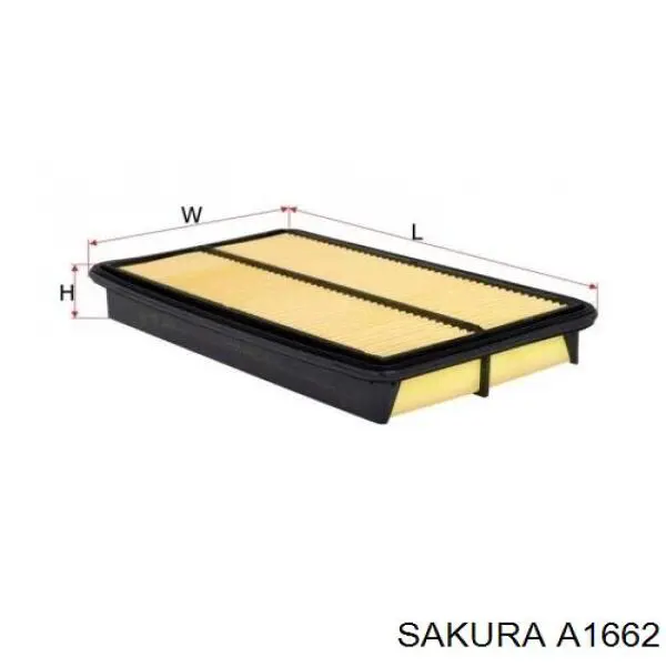 Filtro de aire A1662 Sakura
