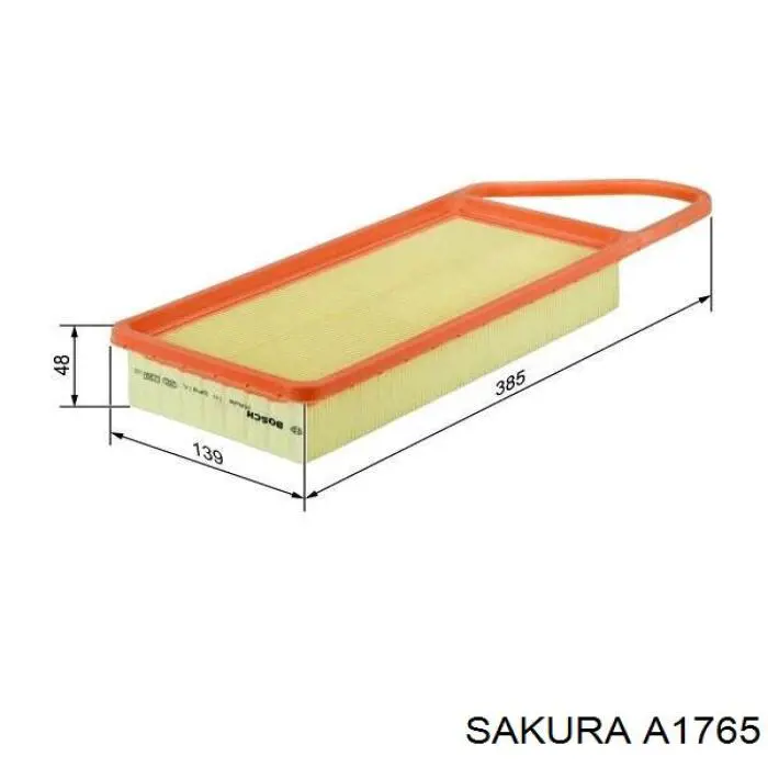 Filtro de aire Ford Fiesta JH, JD