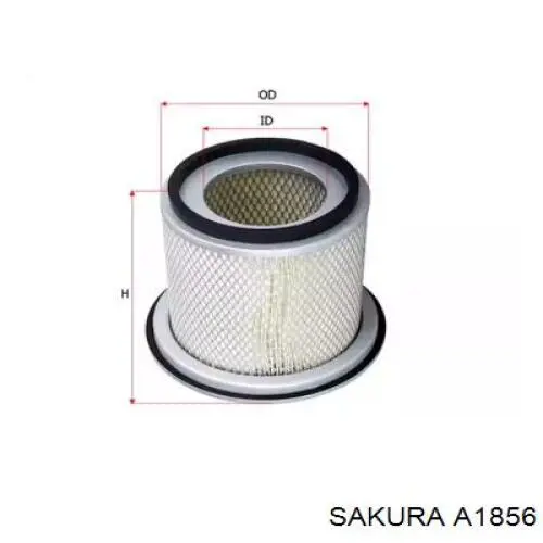 A1856 Sakura Filtro de aire de motor