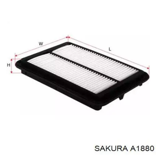 A1880 Sakura filtro de aire