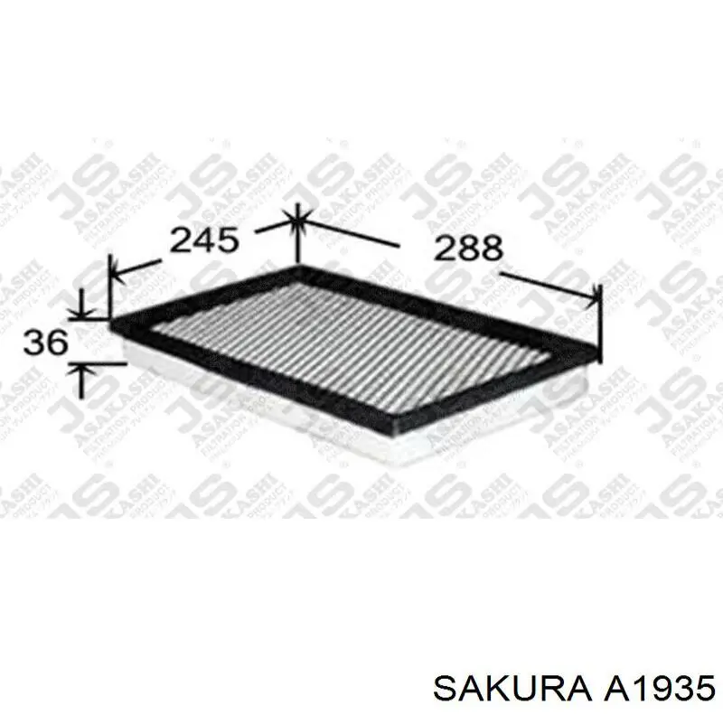 A-1935 Sakura filtro de aire