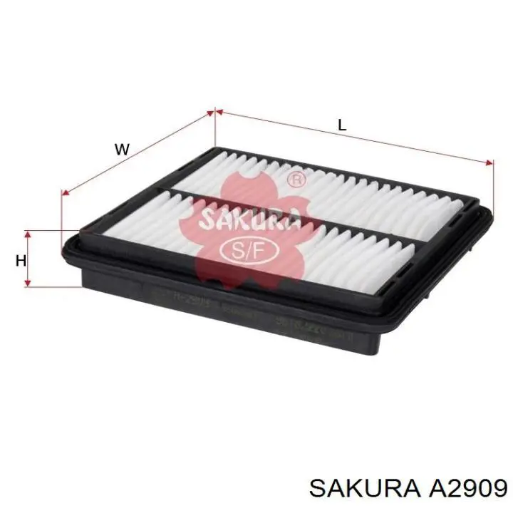 Comprar A2909 Sakura Filtro de aire