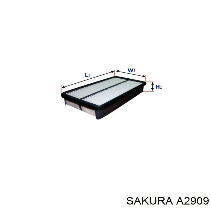 A2909 Sakura Filtro de aire de motor