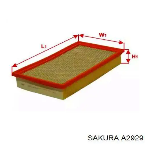 El filtro de aire Sakura A2929 precio, desde 13,19 EUR