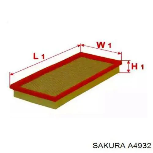 A4932 Sakura filtro de aire