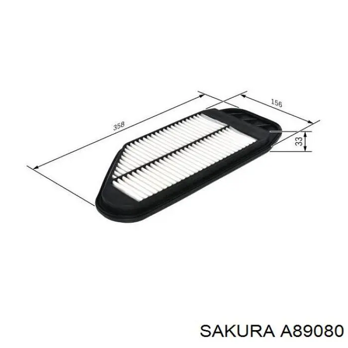Filtro de aire EAF00070M Mando