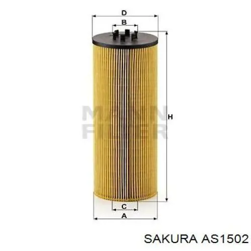 AS1502 Sakura filtro de aire