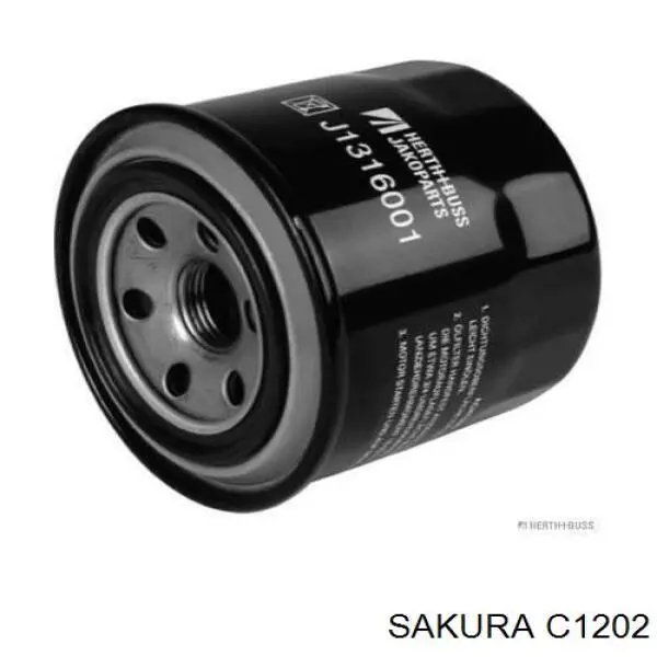 C1202 Sakura filtro de aceite