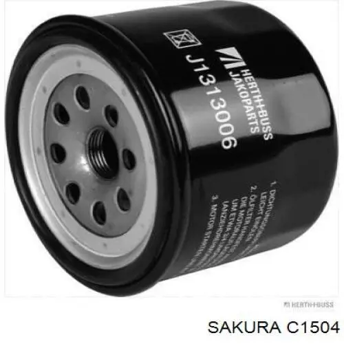 C1504 Sakura filtro de aceite