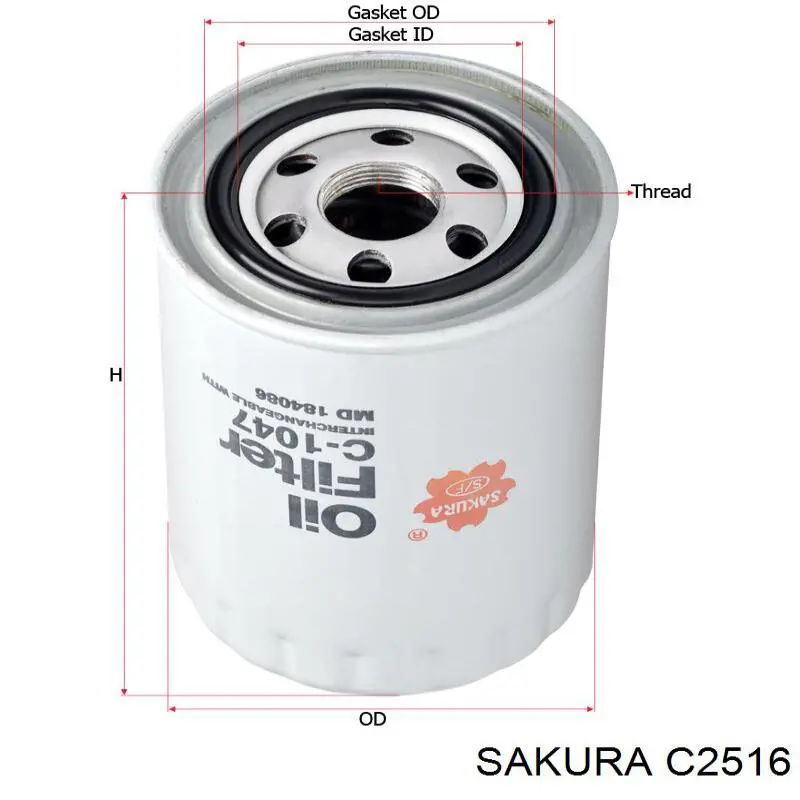 Filtro de aceite Renault Megane 1 LA0, LA1