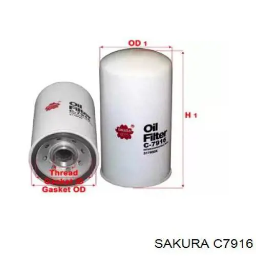 5I7950 Caterpillar Filtro aceite