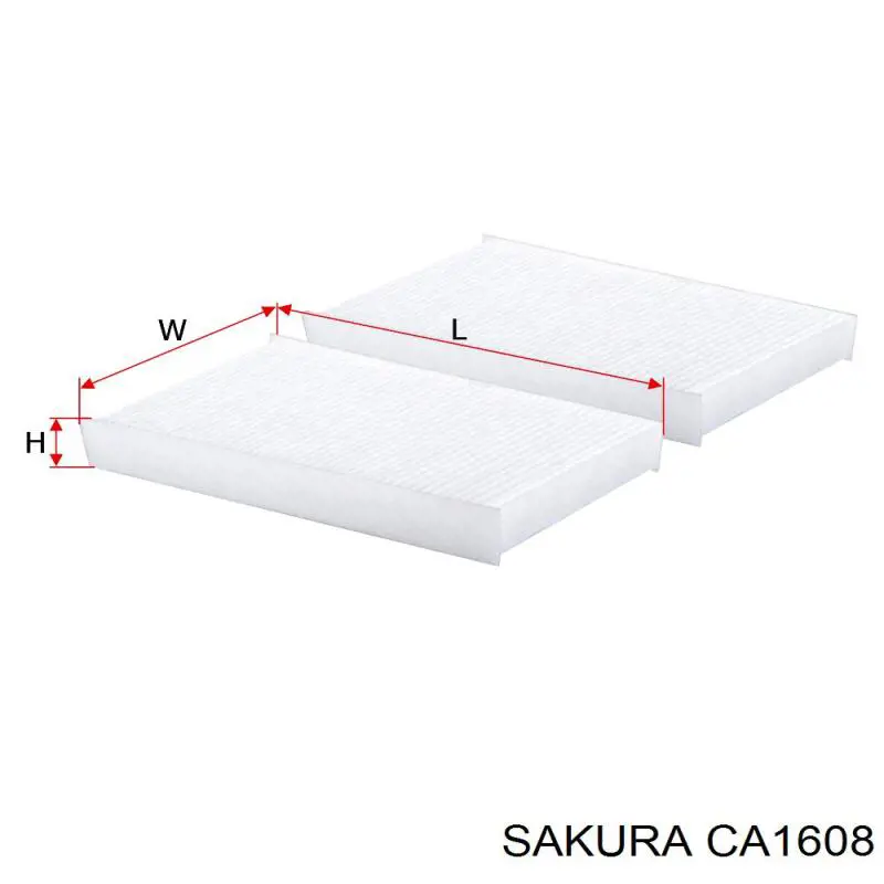 CA1608 Sakura Filtro antipolen