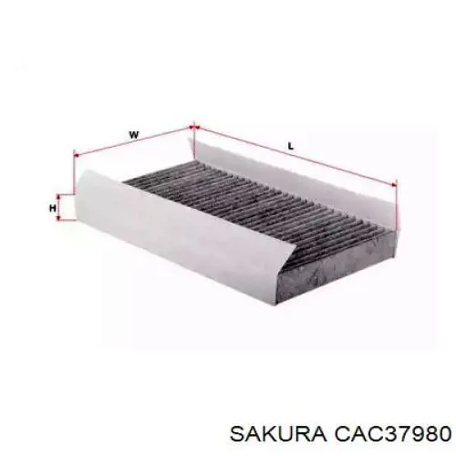 CAC37980 Sakura filtro de habitáculo