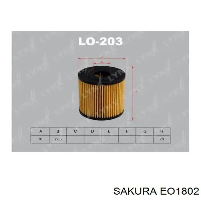 Comprar EO1802 Sakura Filtros de aceite