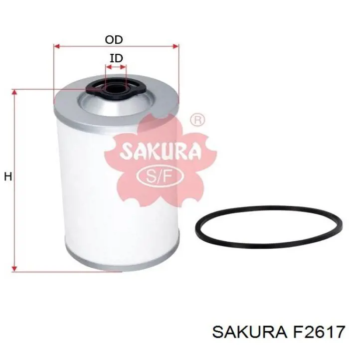 Comprar F2617 Sakura Filtro diesel