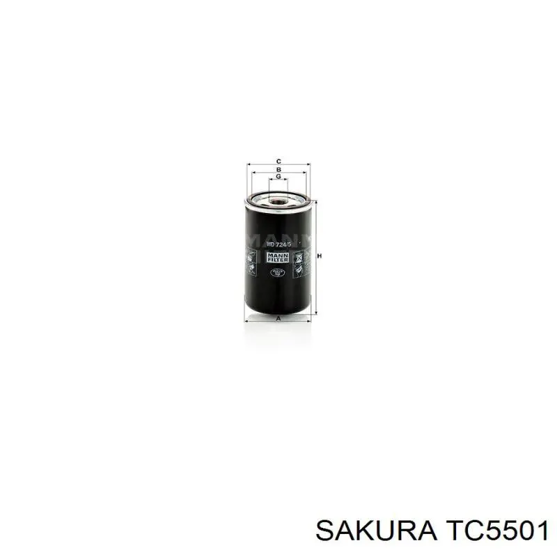 TC5501 Sakura filtro hidráulico