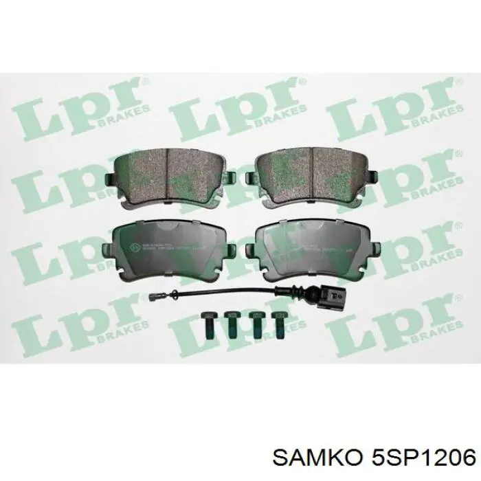 Comprar 5SP1206 Samko Pastillas de freno traseras