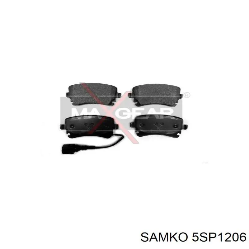 Pastillas traseras de freno Samko 5SP1206 precio, desde 30,21 EUR