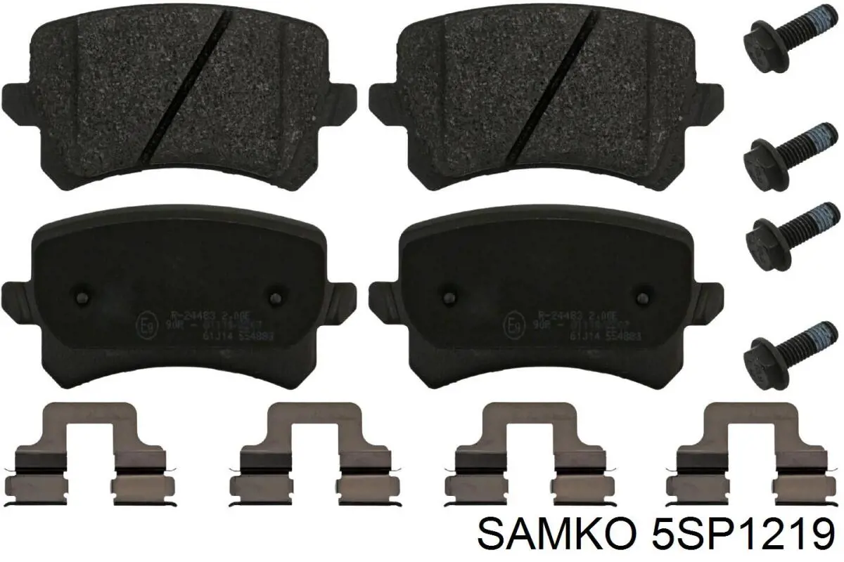 5SP1219 Samko pastillas de freno traseras