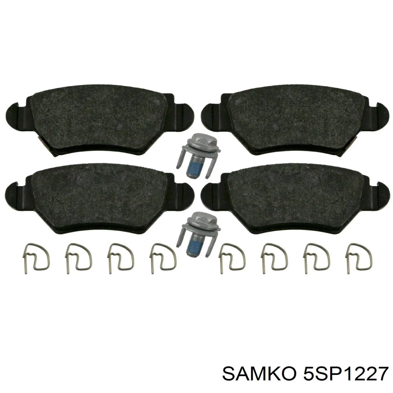 5SP1227 Samko pastillas de freno traseras