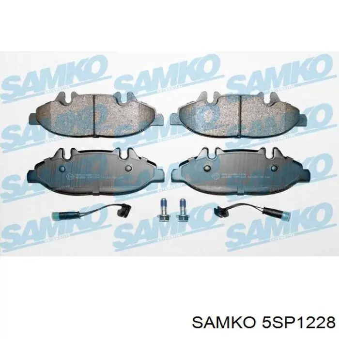 Pastillas freno delanteras Samko 5SP1228 precio, desde 32,88 EUR