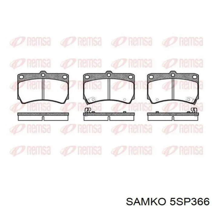 Pastillas de freno delanteras Mazda 323 BA