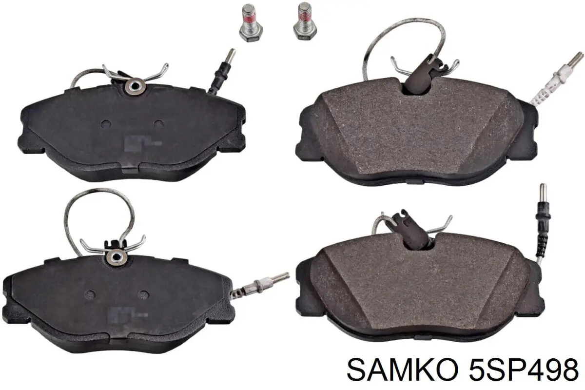 5SP498 Samko pastillas de freno delanteras