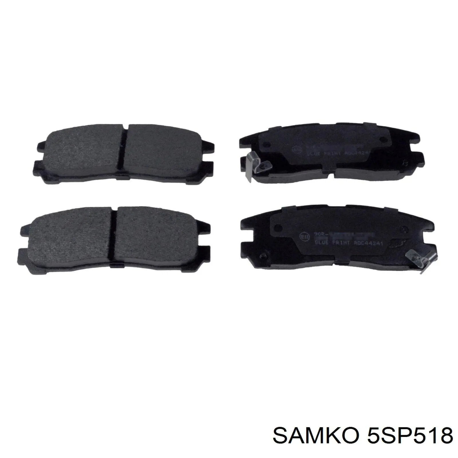 5SP518 Samko pastillas de freno traseras