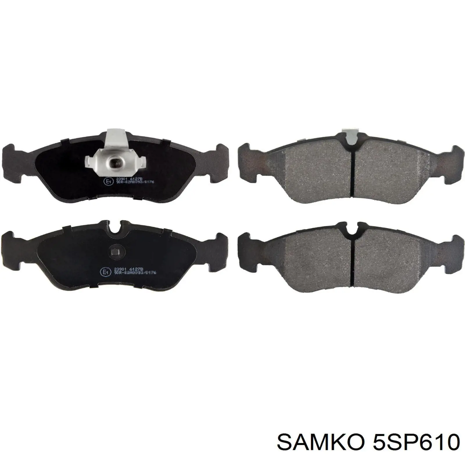 5SP610 Samko pastillas de freno traseras