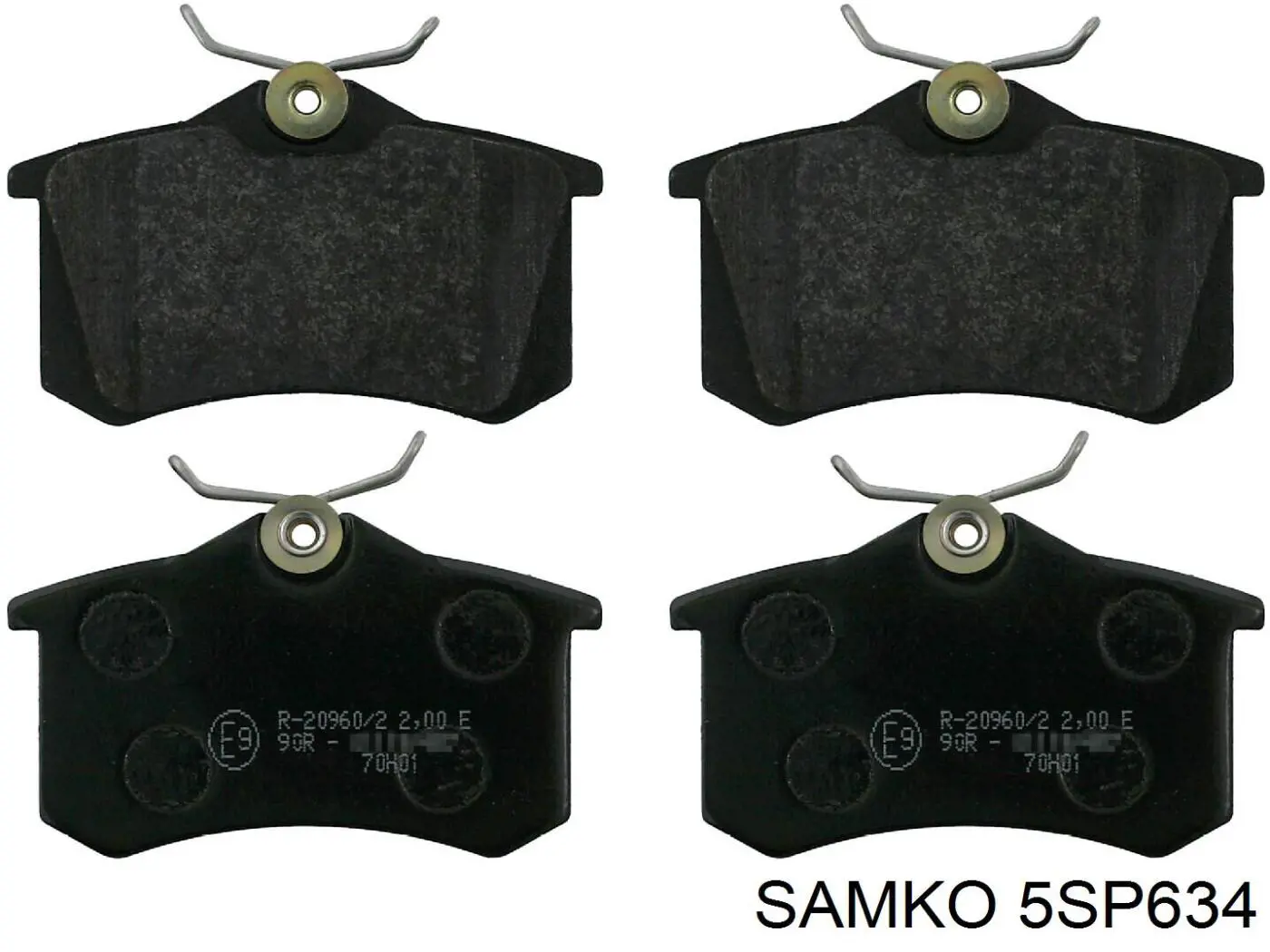 Comprar 5SP634 Samko Pastillas de freno traseras