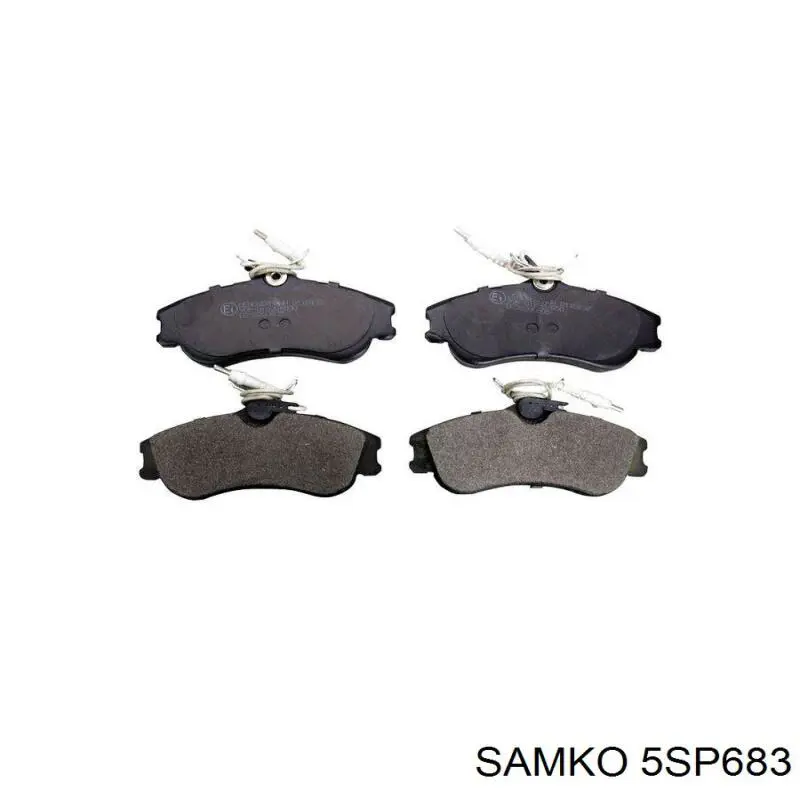 Pastillas freno delanteras Samko 5SP683 precio, desde 25,13 EUR