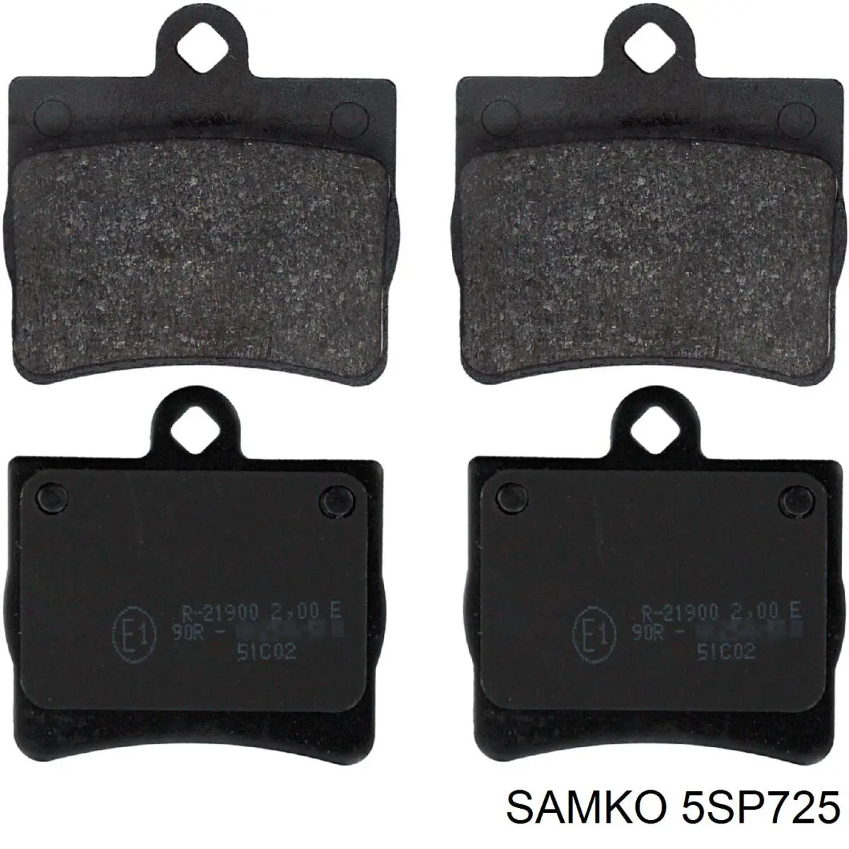 5SP725 Samko pastillas de freno traseras