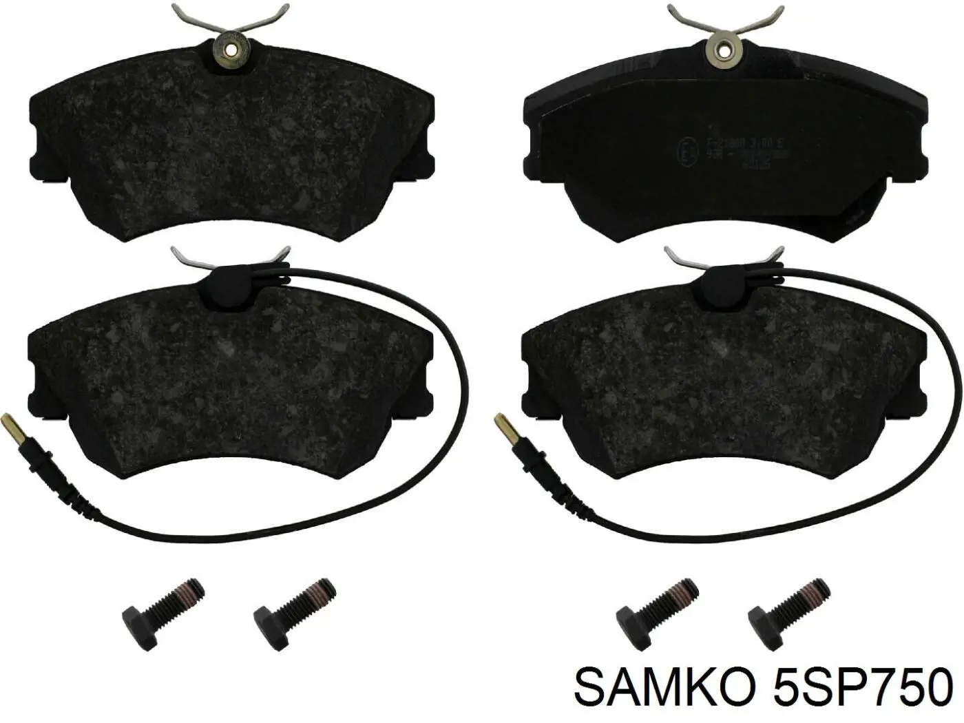5SP750 Samko pastillas de freno delanteras