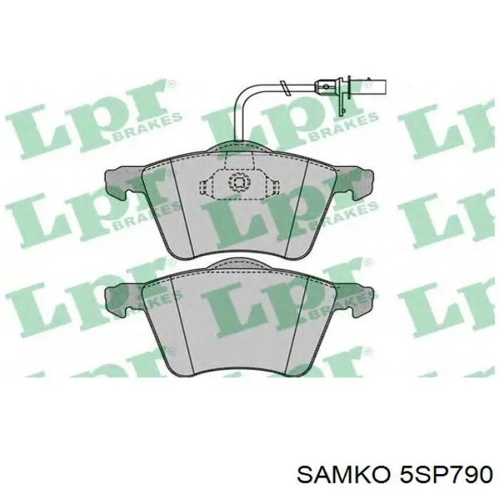 5SP790 Samko pastillas de freno delanteras