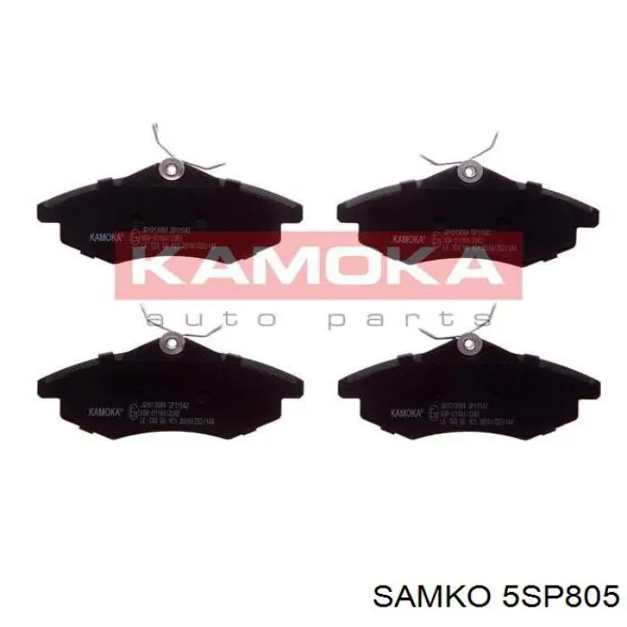 5SP805 Samko pastillas de freno delanteras