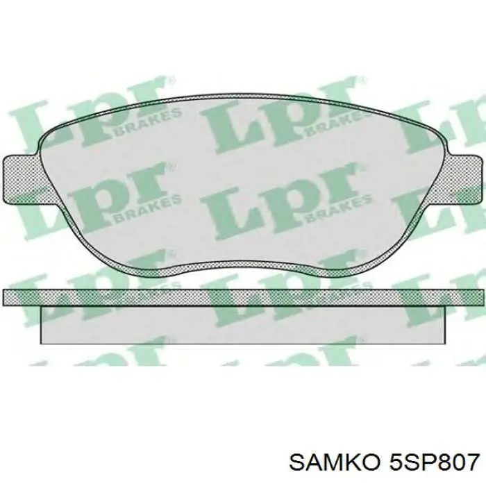 Pastillas de freno delanteras Citroen C3 1 FC