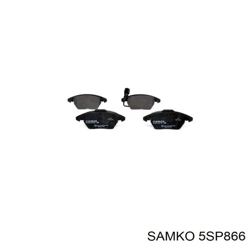 Pastillas freno delanteras Samko 5SP866 precio, desde 29,08 EUR