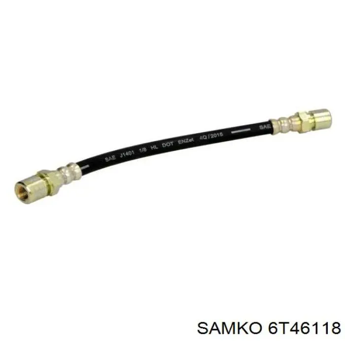 6T46118 Samko tubo flexible de frenos trasero