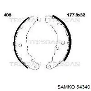 84340 Samko zapatas de frenos de tambor traseras