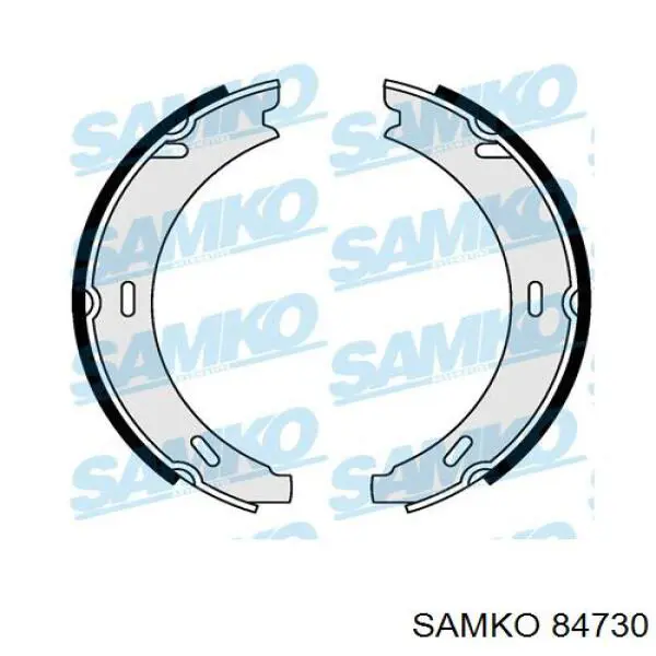 Juego de zapatas de frenos, freno de estacionamiento Mercedes E C124