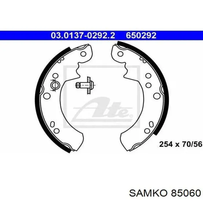 1013625 Ford Zapatas de freno de tambor traseras