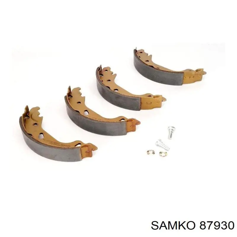 87930 Samko zapatas de frenos de tambor traseras