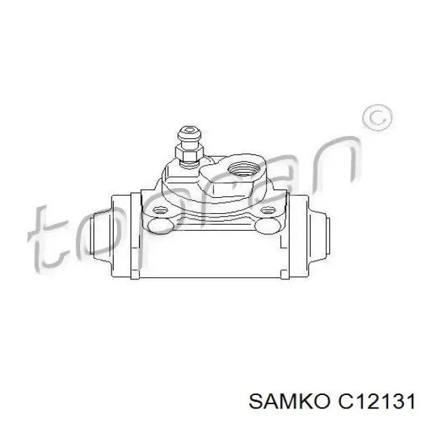 Cilindro de freno de rueda trasera Samko C12131 precio, desde 15,40 EUR