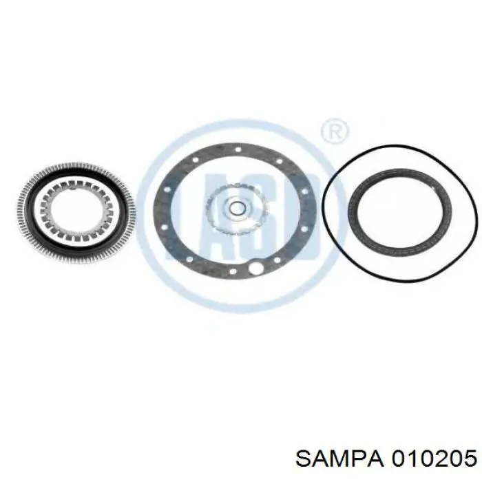 010.205 Sampa Otomotiv‏ sello de aceite cubo trasero exterior