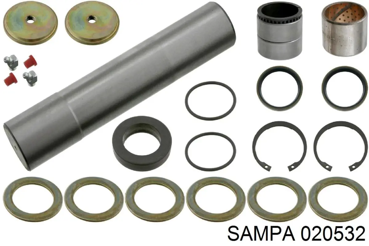 Comprar 020532 Sampa Otomotiv‏ Juego de reparación de pivote de muñón de dirección