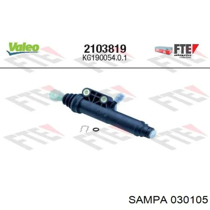 030.105 Sampa Otomotiv‏ casquillo de barra estabilizadora trasera