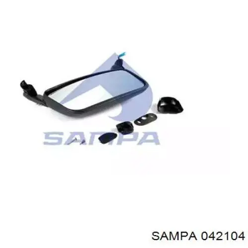 Espejo de retrovisor izquierdo JM3516EHL Rywal